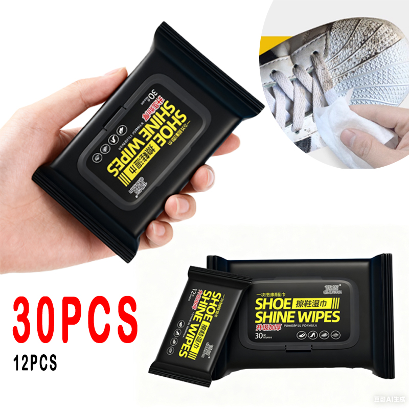 Sneaker Care Wipes - 12 szt./30 szt. Jednorazowe chusteczki do
