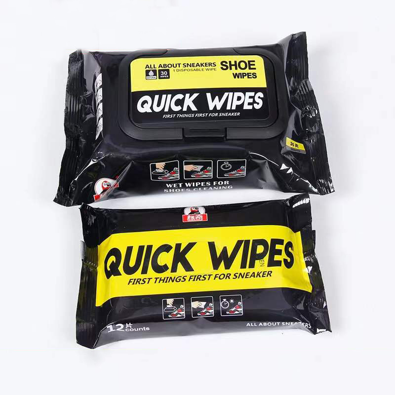 Sneaker Care Wipes - 12/30 sztuk jednorazowe buty chusteczki myjące